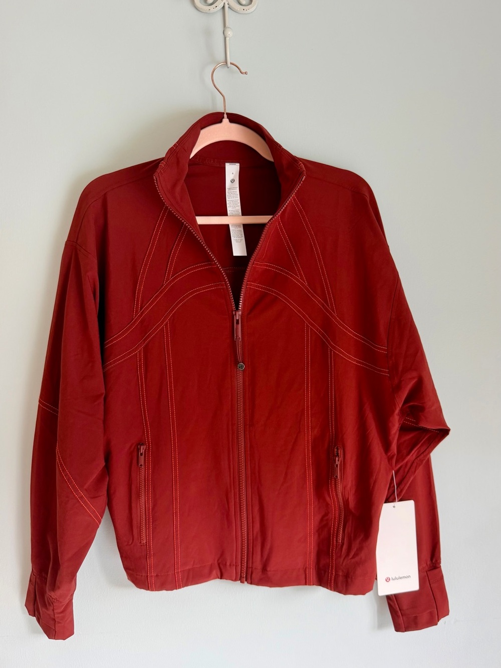 Lululemon Oversized Define Cranberry Sz 4